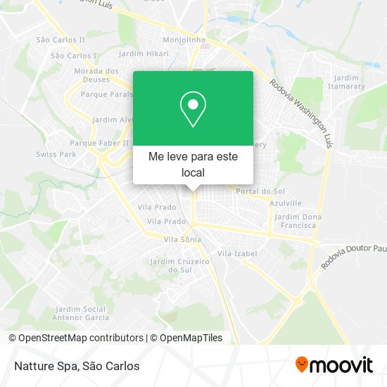 Natture Spa mapa