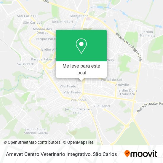 Amevet Centro Veterinario Integrativo mapa