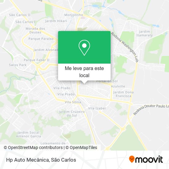 Hp Auto Mecânica mapa
