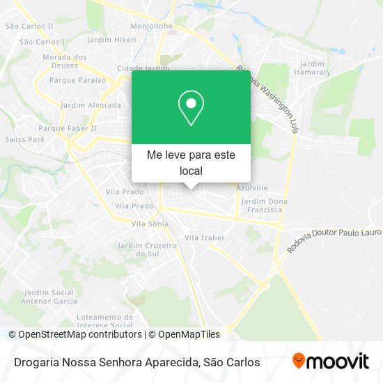 Drogaria Nossa Senhora Aparecida mapa