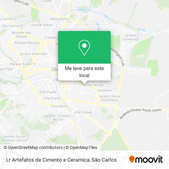 Lr Artefatos de Cimento e Ceramica mapa