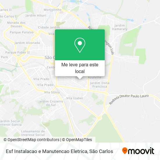 Esf Instalacao e Manutencao Eletrica mapa