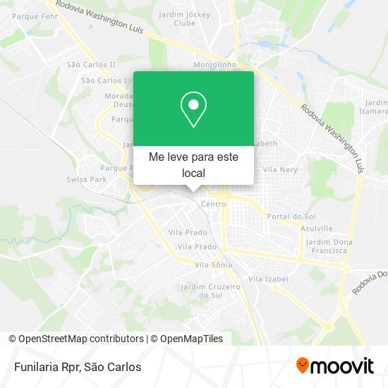 Funilaria Rpr mapa