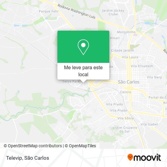 Televip mapa