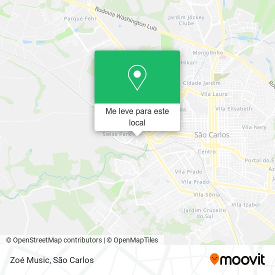 Zoé Music mapa