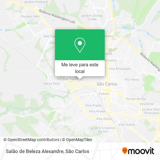 Salão de Beleza Alexandre mapa