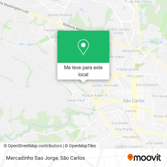 Mercadinho Sao Jorge mapa