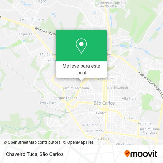 Chaveiro Tuca mapa
