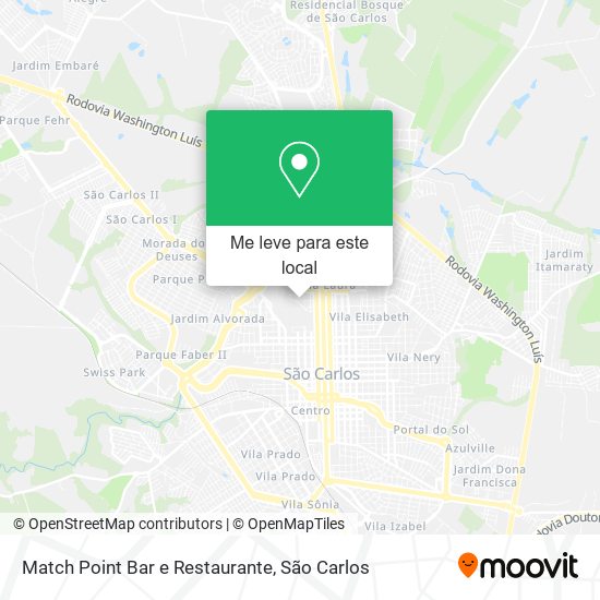 Match Point Bar e Restaurante mapa