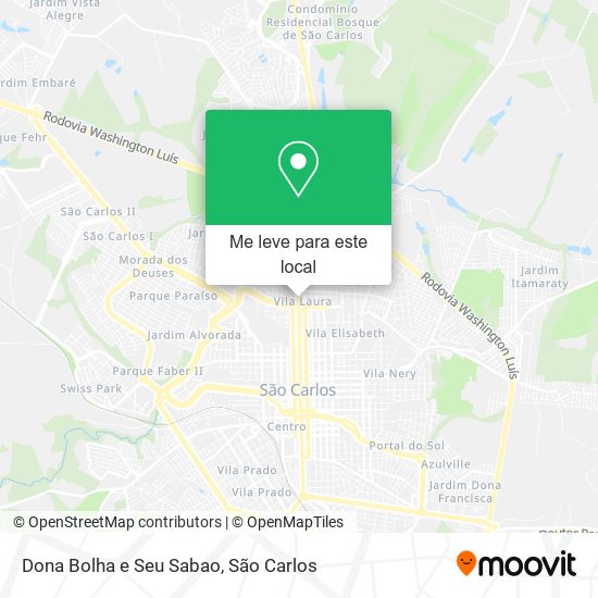 Dona Bolha e Seu Sabao mapa