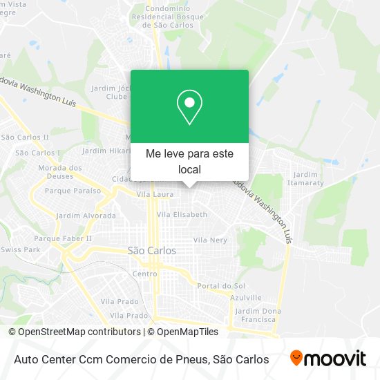 Auto Center Ccm Comercio de Pneus mapa