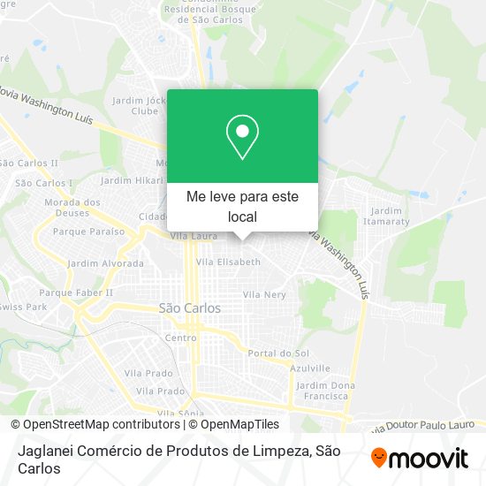 Jaglanei Comércio de Produtos de Limpeza mapa