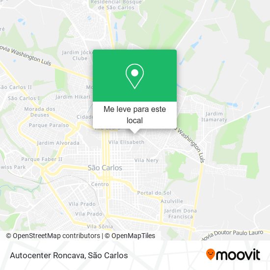 Autocenter Roncava mapa