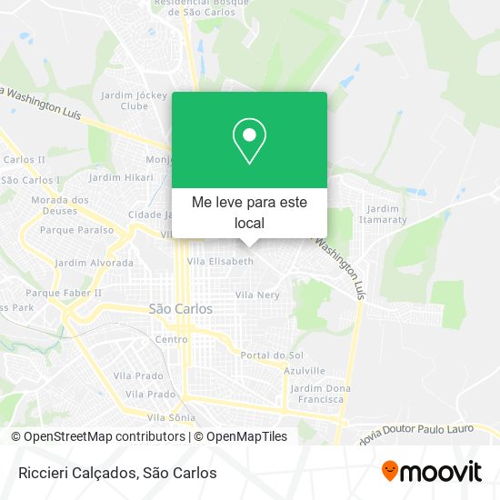 Riccieri Calçados mapa