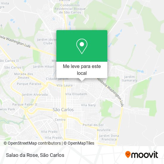 Salao da Rose mapa