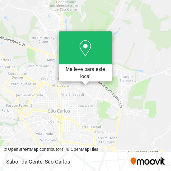 Sabor da Gente mapa