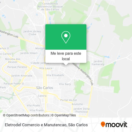 Eletrodel Comercio e Manutencao mapa