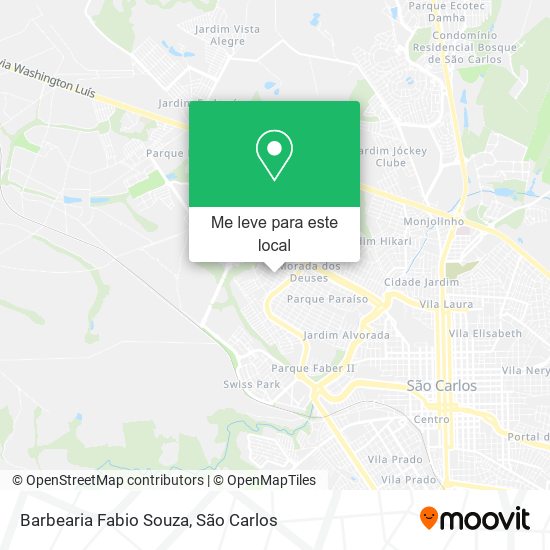 Barbearia Fabio Souza mapa