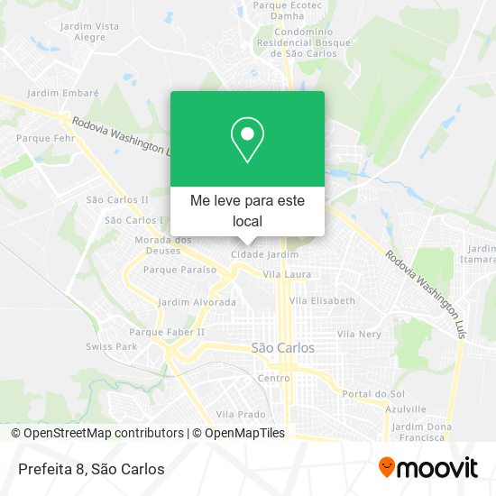 Prefeita 8 mapa