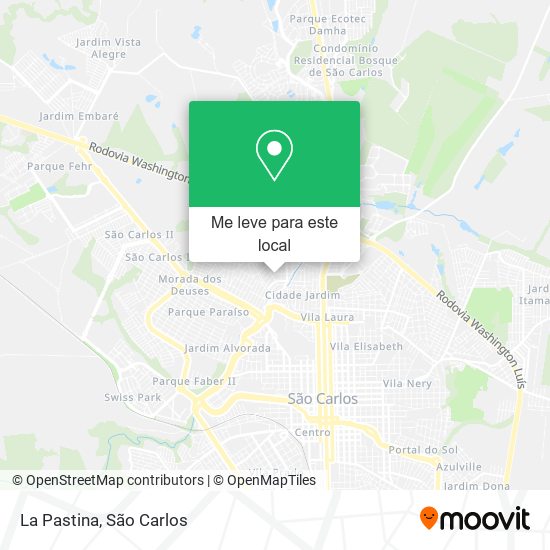 La Pastina mapa