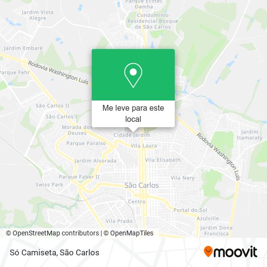 Só Camiseta mapa