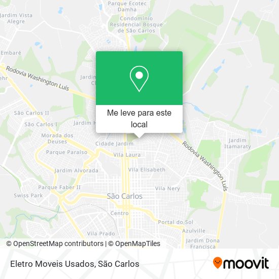 Eletro Moveis Usados mapa