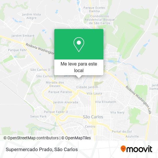 Supermercado Prado mapa