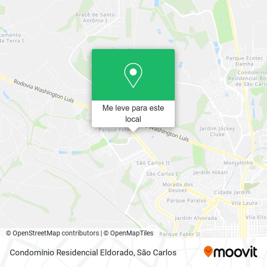 Condomínio Residencial Eldorado mapa