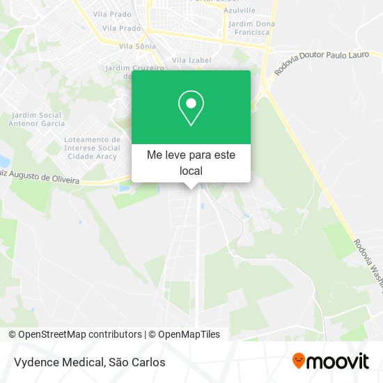 Vydence Medical mapa