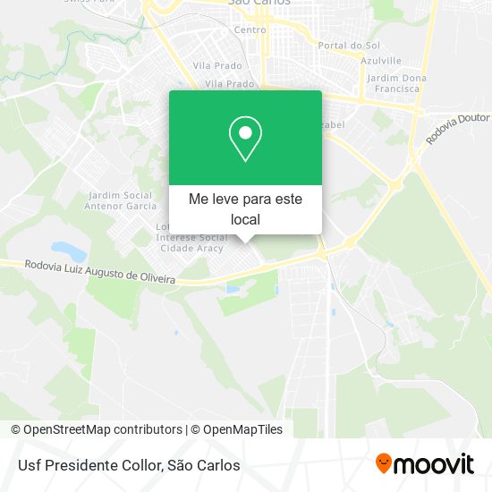 Usf Presidente Collor mapa