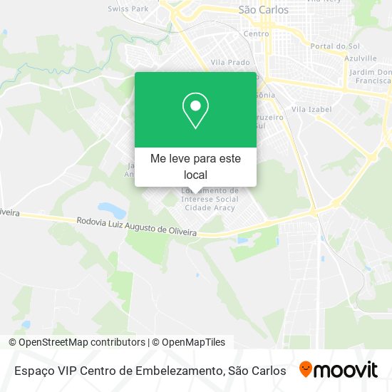 Espaço VIP Centro de Embelezamento mapa