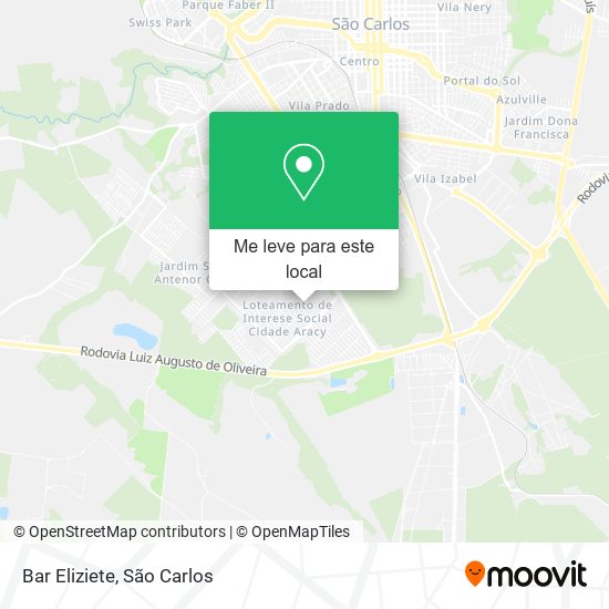 Bar Eliziete mapa