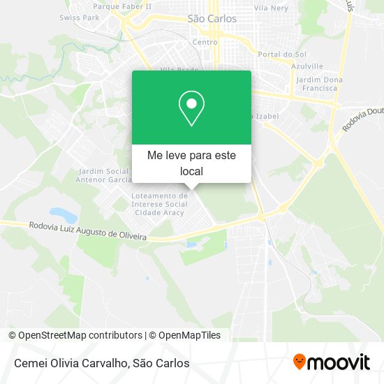 Cemei Olivia Carvalho mapa