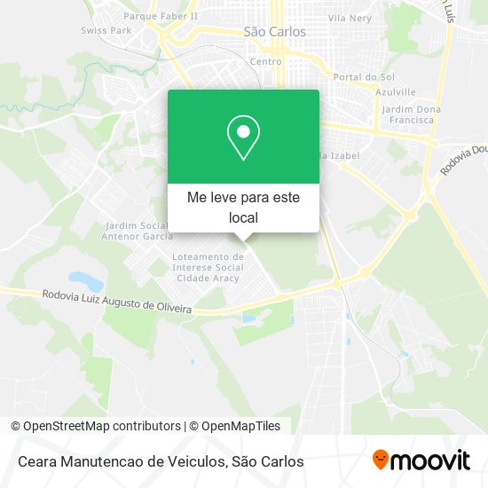 Ceara Manutencao de Veiculos mapa