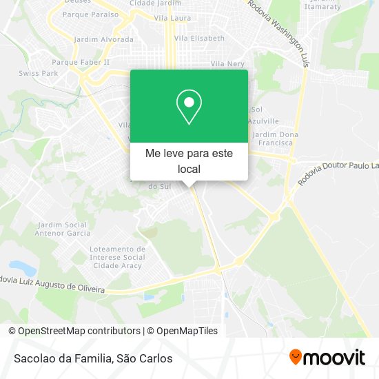 Sacolao da Familia mapa