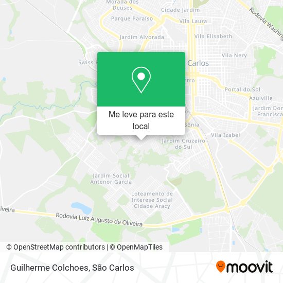 Guilherme Colchoes mapa