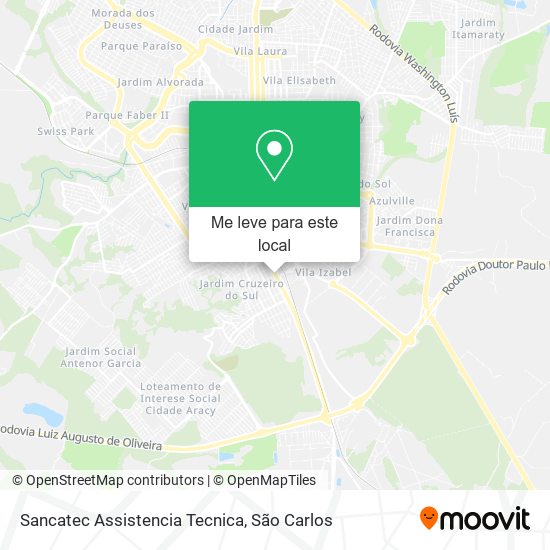 Sancatec Assistencia Tecnica mapa