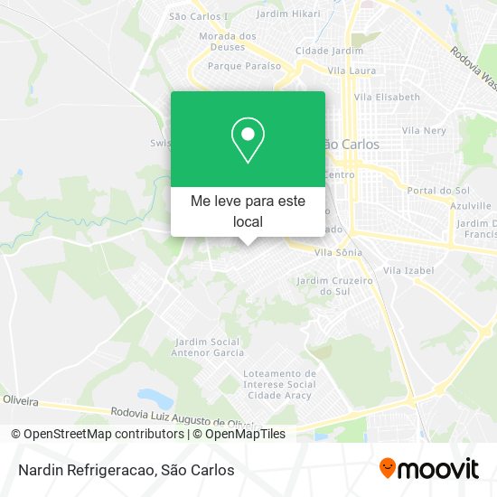 Nardin Refrigeracao mapa