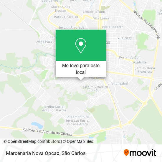 Marcenaria Nova Opcao mapa