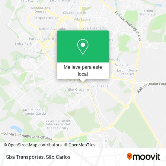 Sba Transportes mapa