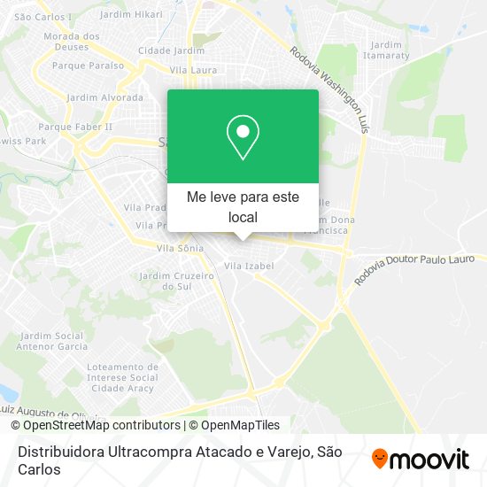 Distribuidora Ultracompra Atacado e Varejo mapa