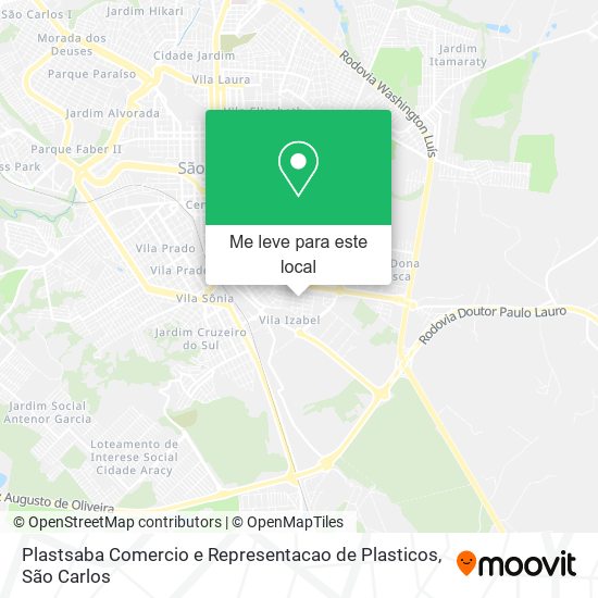 Plastsaba Comercio e Representacao de Plasticos mapa