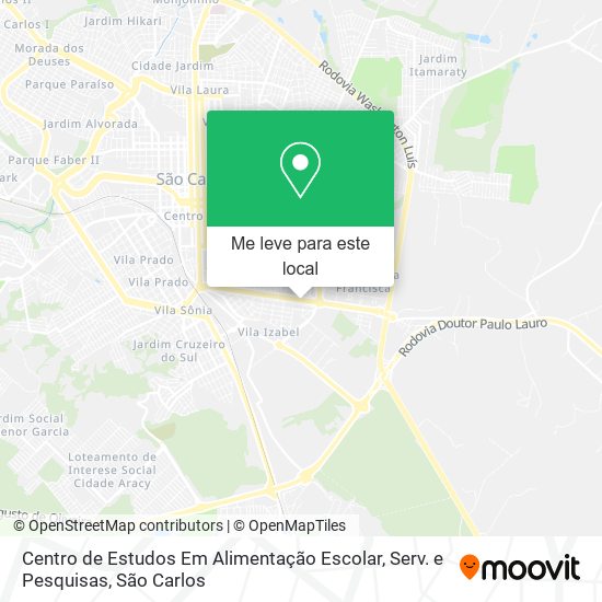 Centro de Estudos Em Alimentação Escolar, Serv. e Pesquisas mapa