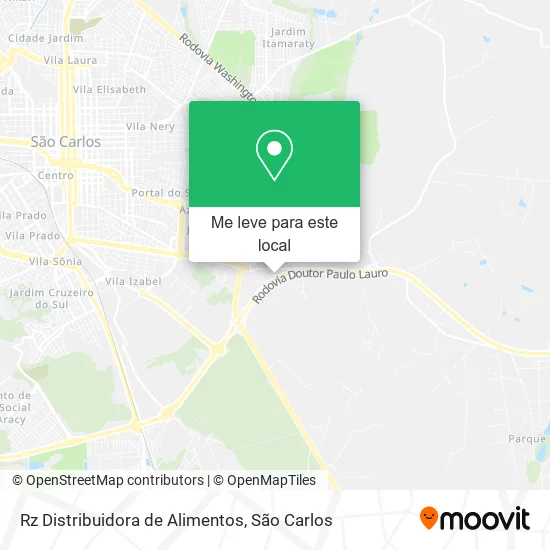 Rz Distribuidora de Alimentos mapa