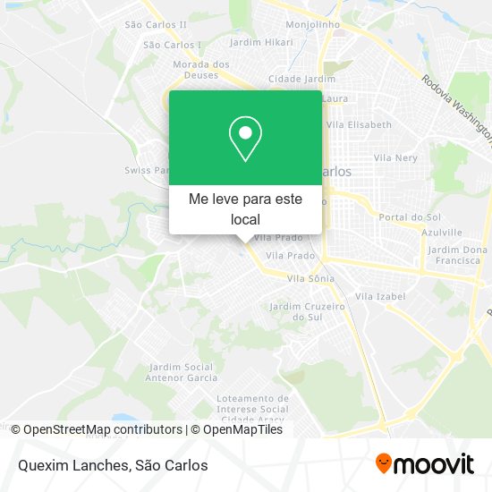 Quexim Lanches mapa