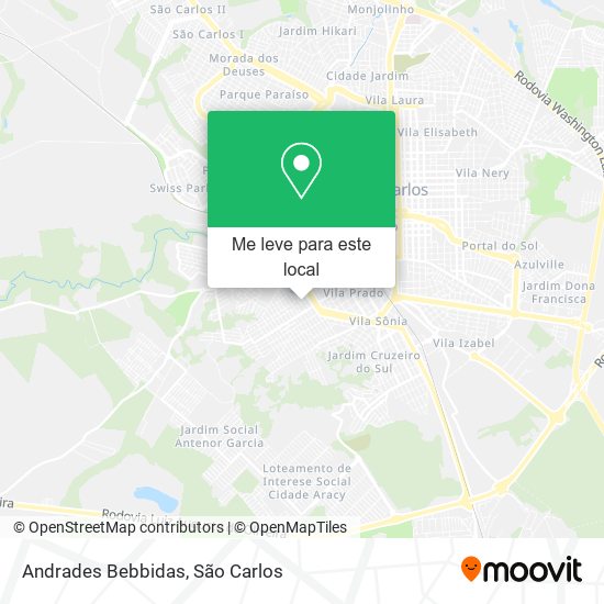 Andrades Bebbidas mapa