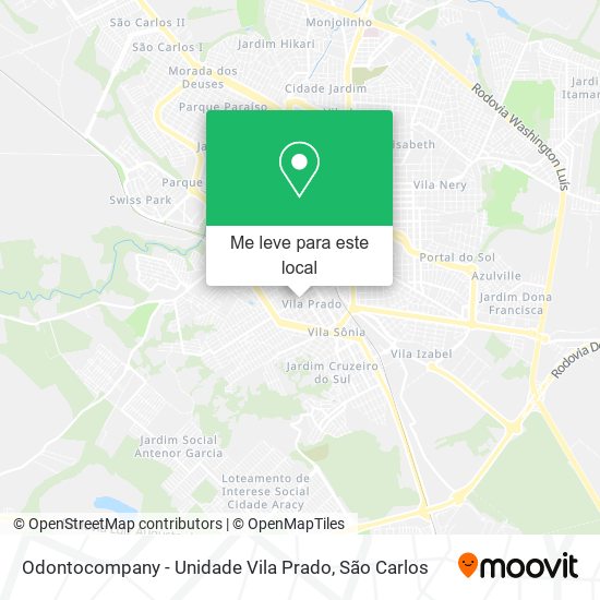 Odontocompany - Unidade Vila Prado mapa