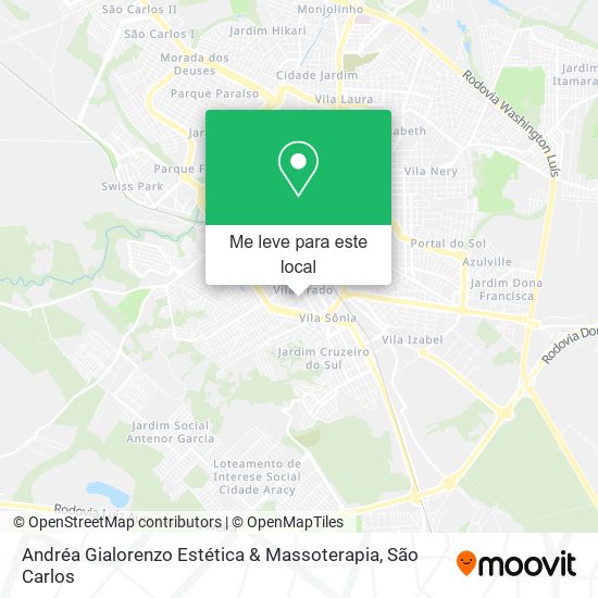 Andréa Gialorenzo Estética & Massoterapia mapa