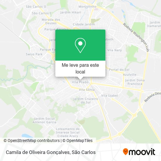 Camila de Oliveira Gonçalves mapa