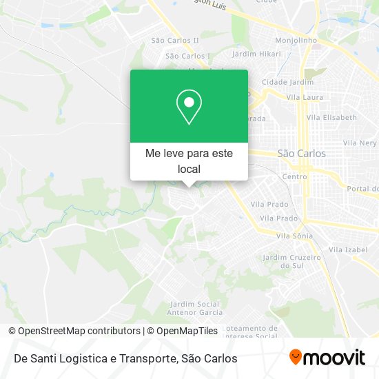 De Santi Logistica e Transporte mapa